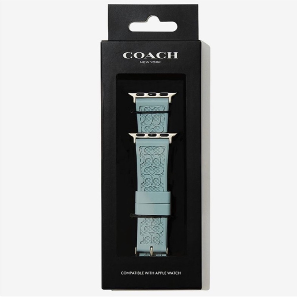 COACH LOGO APPLE WATCH BAND